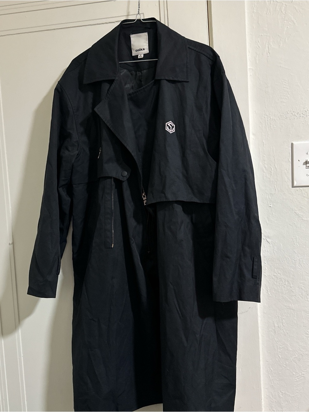 Men's Guuka Black Lightweight Shirt Jacket